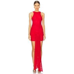 Bananhot Semi Dress in Red Fire